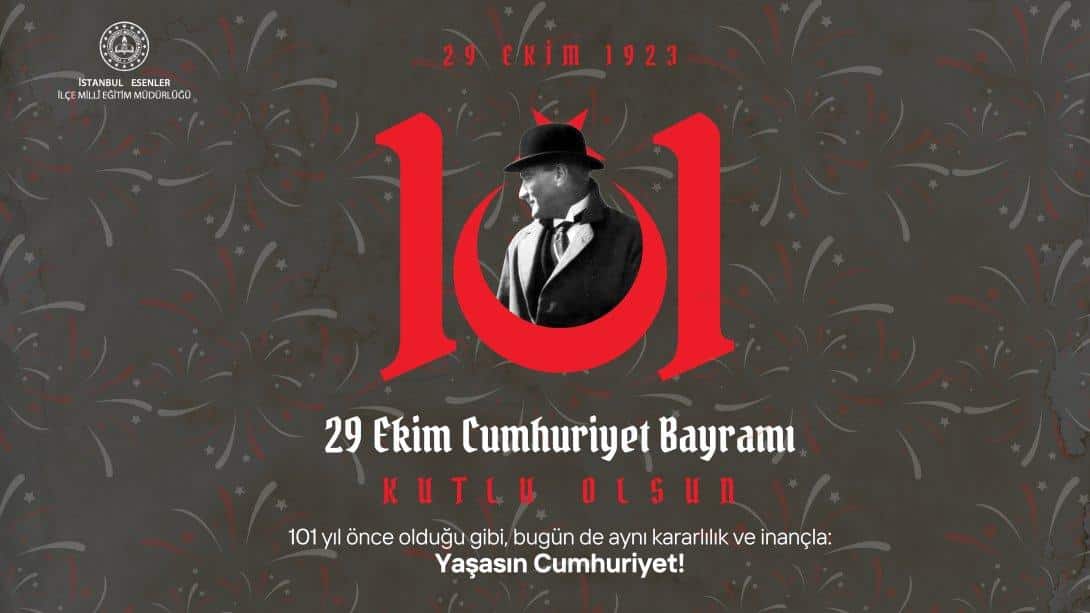 Cumhuriyet Bayramımız Kutlu Olsun.